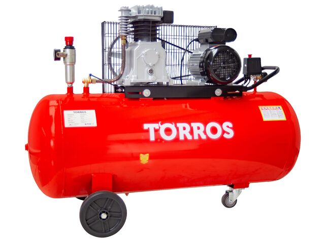 Compresseur 200 litres 2,2 kW / 3 Ch 10 Bars Torros TC2003010M