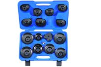 Coffret de clés &amp;quot;coiffe&amp;quot; pour filtre à huile - 16 pièces - 9AE2016