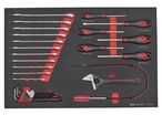 Set de clés 8- 19mm et tournevis PLAT- PH- PZ Foam4x4 28 pièces Teng Tools TTESP28