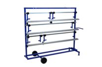 Chariot de marouflage pour 5 rouleaux de papier de 30 à 120cm : NTOOLS SPM 5
