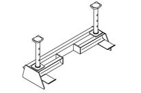 PONT SUPPORT GS UNIVERSEL 30T SANS JEU DE ROULETTES