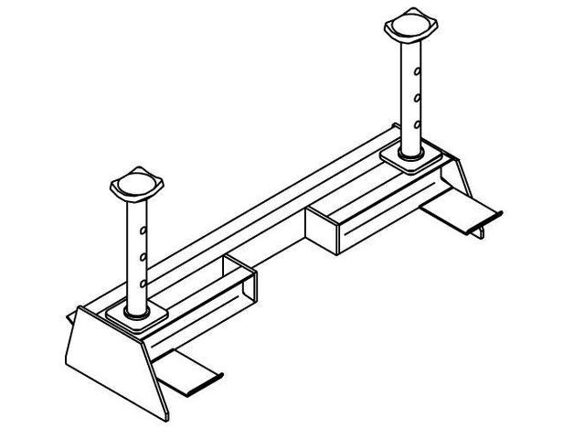 PONT SUPPORT GS UNIVERSEL 30T SANS JEU DE ROULETTES