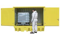 Réservoir PE pour 2 fûts IBC MW Tools OQP24