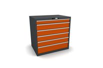 Armoire 6 tiroirs L1023 mm - H 1000 mm