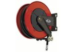 Enrouleur Graisse 12 m ø 3/8 400 bars Acier Peint,ABS avec enroulement automatique et support mural fixe Raasm RA.9430.501