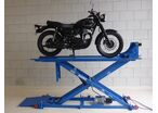 Table élévatrice moto mobile avec bloque roue pneumatique | TyreON TSC500