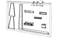 LOT ACCESSOIRES PANNEAUX RANGEMENT