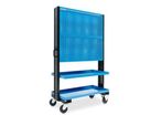 CHARIOT 2 ETAGERES AVEC PANNEAU PORTE-OUTILS