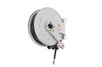 Enrouleur huile 12 m ø 1/2 150 bars Acier Peint avec enroulement automatique et support mural fixe Raasm RA.8390.401