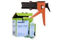 SUPER PROMO Colle 2K plast - 50ml (1,5 min) - Pistolet + 6 cartouches + 22 buses !!