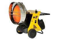 CHAUFFAGE FUEL RAYONNANT MOBILE SUR ROUES - PUISSANCE REGLABLE36.7 OU 45.5 KW