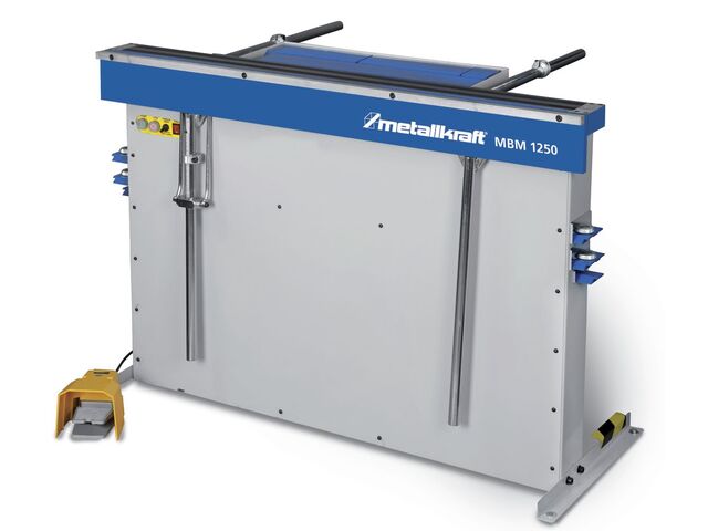 Plieuse de tôle magnétique largeur du travail 1250 mm épaisseurs jusque 1 mm Metallkraft MBM1250