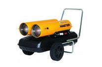 CHAUFFAGE AIR PULSE MOBILE SUR ROUES AU FUEL - PUISSANCE 88 KW -A COMBUSTION DIRECTE -