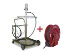 Pack pompe à graisse pneumatique avec enrouleur de 15m MW Tools VP200 SET