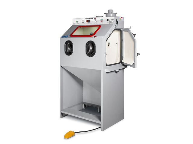 Cabine de sablage à injecteur 370l+cyclone+aspiration MW Tools SCIN370