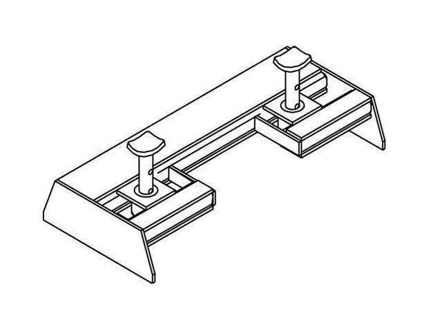 PONT SUPPORT ULTRAPLAT GSB 10T SANS JEU DE ROULETTES