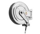 Enrouleur air et eau 12 m Ø G 3/8 (f) 20 bars Inox 304 avec enroulement automatique et support mural fixe Raasm RA.8332.101