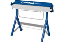 Plieuse de tôle manuelle utilisation sur chantier largeur de travail 1050 mm épaisseurs jusque 1,25 mm Metallkraft HSBM1050N