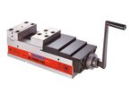 Étau de fraisage mécanique amplificateur de force largeur des mors 99 mm ouverture 128 mm hauteur des mors 35 mm Vertex VQC-100