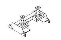 PONT SUPPORT UNIVERSEL GS UNIVERSEL 10T SANS JEU DE ROULETTES