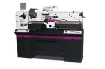 Tour à métaux hauteur des pointes 165 mm entre-pointes 1000 mm alésage 38 mm 1,5 kW 400V + affichage digital Optiturn TM3310D 400V