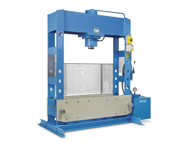 Presse d&#039;atelier motorisée large 150 t OMCN O204/R