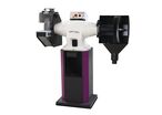 Touret à meuler brosse industriel dia. brosse 350 mm meule 400 mm 1400 rpm 4400 W 400V garantie Optimum 10 ans Optigrind GZ40C