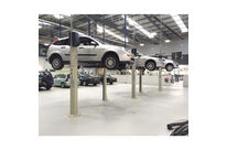 Pont élévateur à 2 colonnes asymétrique sans embase 3,5 T avec synchronisation électronique