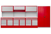 Mobilier d&amp;#039;atelier 4,4m avec armoire de rangement MW Tools PRACO3559K