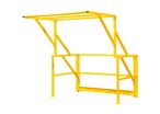 Barrière écluse à porte basculante pour plateforme mezzanine Largeur 2000 x Profondeur 1915 x Hauteur 2032 mm MW Tools KTH2020