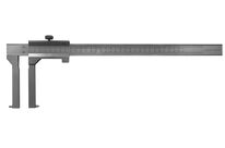 Pied à coulisse pour tambours de frein en inoxydable longueur 200 mm mesures intérieures 0-500 mm et extérieures 50-550 mm MIB CALDR520