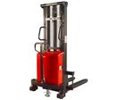 Gerbeur semi-électrique 1000 kg - Levée 3000 mm - Mât duplex - Batterie AGM 120 Ah MW Tools SES1030