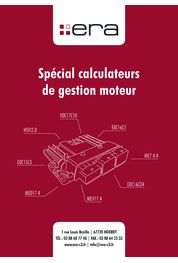 Catalogue spécial calculateurs de gestion moteur