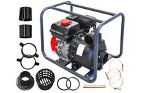 Motopompe pour liquides agressifs thermique essence 49.000 L/h 7 CV raccord 3 hauteur de refoulement 29 m MW Tools WP4900CH