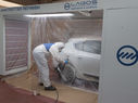 Cabine de peinture automobile
