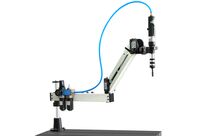 Bras de taraudage pneumatique de M3 à M12 400 rpm 6 bar portée effective 900 mm avec 6 douilles de taraudage dia. 19 MW-Tech PTA1209HV