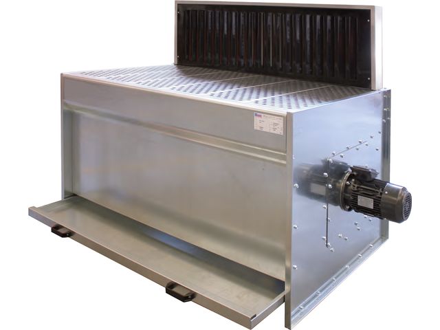 TABLE ASPIRANTE POUR SOUDURE VENTILATEUR 0.75KW DEBIT MAXI 3000M3/H / DIAM250 MM