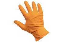 Gants Nitrile ORANGE - (S - M - L - XL) / 100 pcs
