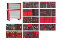 Servante d&amp;#039;atelier complète large avec coffre EV XXL 782 outils MW Tools MWE999G36