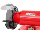Touret à meuler dia. 200 mm 2950 rpm 900 W 230V arbre 32 mm y compris deux meules MW-Tech ME20 230V
