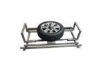 Chariot coulissant pour cabine de sablage jantes