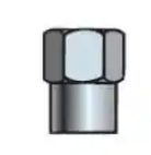 Bouchon de valve chromé avec joint