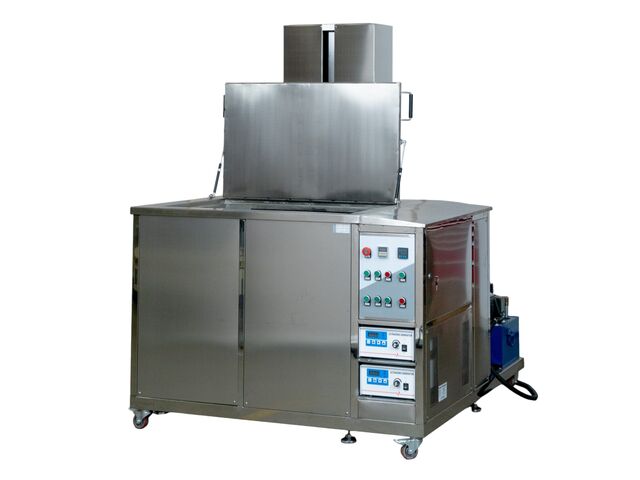 Nettoyeur à ultrasons 540L industriel élévateur 400 kg et filtre fonctionnement 24/7 40 kHz MW Tools UCI540FL