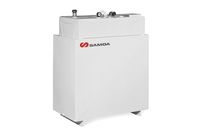 CITERNE 1470L HORIZONTALE METAL AVEC BAC FLUIDES USAGES