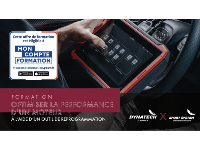 Formation CPF Optimiser la performance d'un moteur à l'aide d'un outil de reprogrammation