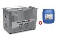 Pack nettoyeur à ultrasons 4,5L professionnel + 5L de nettoyant Ecoplus MW Tools UCC004PACK
