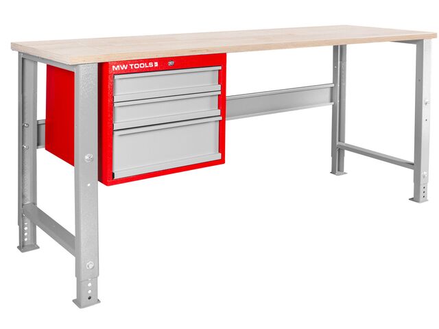 Établi modulaire Multiplex avec armoire à tiroirs 3T 2000 mm MW Tools MOD205