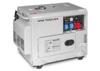 Groupe électrogène insonorisé diesel 6kW 3x400V+1x230V MW Tools DG65E