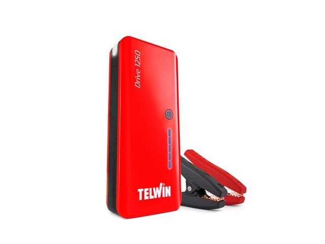 Booster lithium 12 V 1250 A + powerbank 9000 mAh Telwin DRIVE 1250