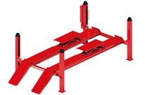 Pont élévateur hydraulique 4 colonnes 5,5t - Fonction géométrie &amp;amp; plateaux auxiliaires 4t MW Tools HB455U